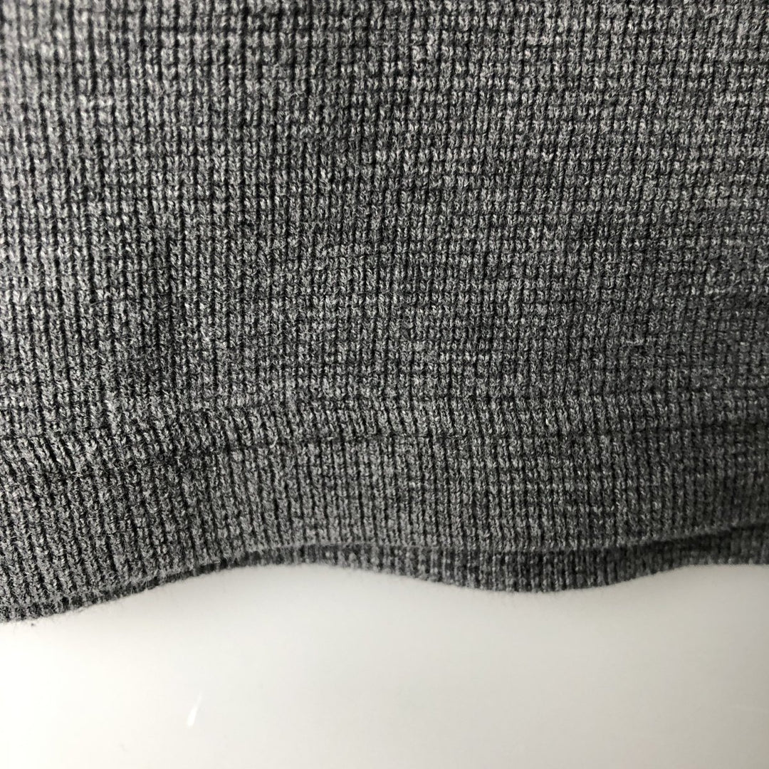 LLBean Thermal Long T-shirt, Men's M size cotton gray type Vintage Second Hand