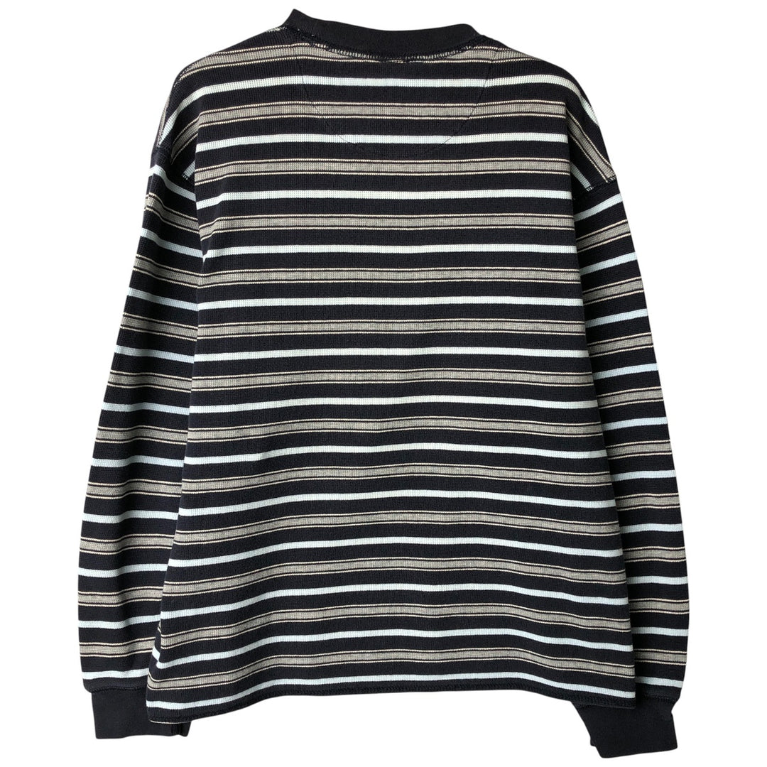 GAP Multi-Border Thermal Long T-Shirt, Men's Size M unclear navy blue type Vintage Second Hand