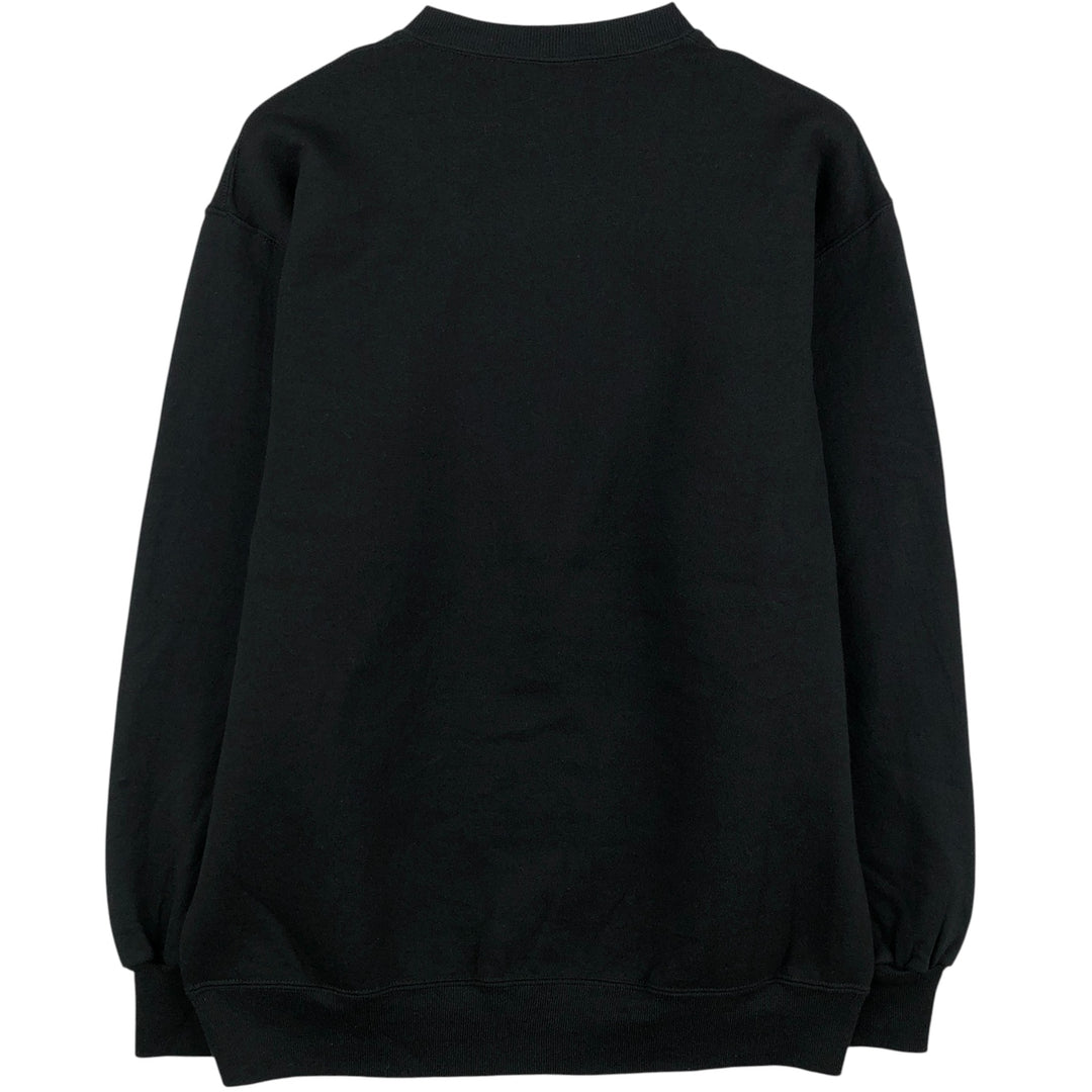 90'S Russell College Sweatshirt, Made in USA, Men's XL, Vintage cotton black type Vintage Second Hand