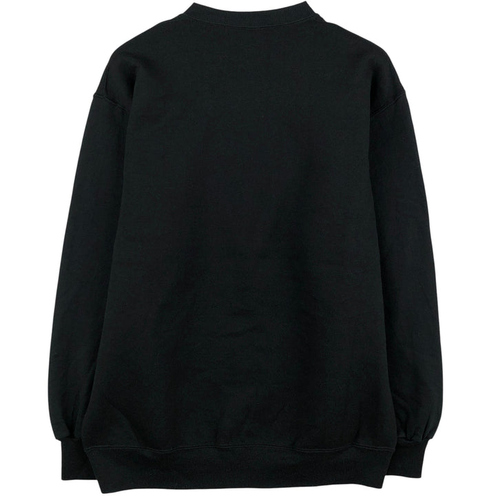 90'S Russell College Sweatshirt, Made in USA, Men's XL, Vintage cotton black type Vintage Second Hand