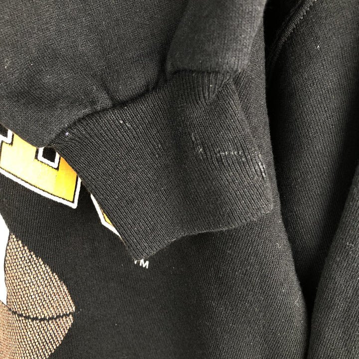 90'S Russell College Sweatshirt, Made in USA, Men's XL, Vintage cotton black type Vintage Second Hand