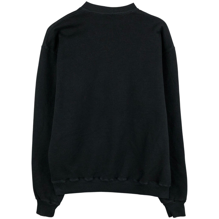 Vintage 1990'S Russell sweatshirt, made in the USA, size L, men's polyester navy blue type Vintage Second Hand
