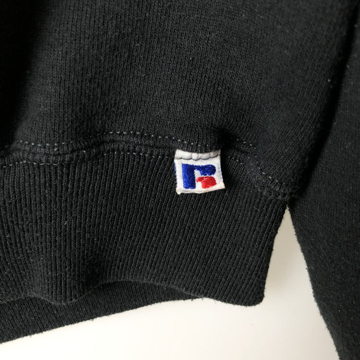 Vintage 1990'S Russell sweatshirt, made in the USA, size L, men's polyester navy blue type Vintage Second Hand