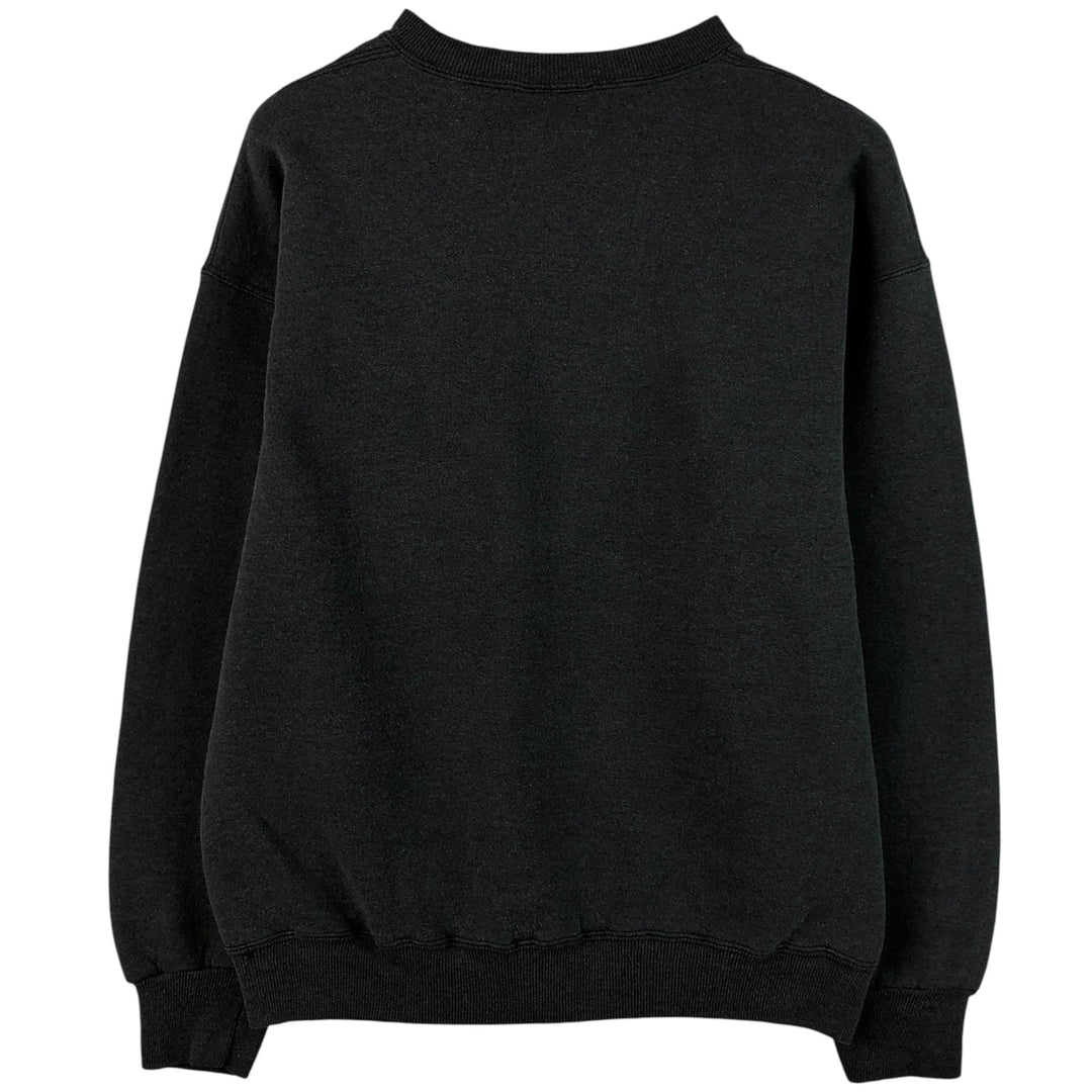 Vintage 90'S Lee Heavy Weight College Sweatshirt, Made in USA, Men's Size L unclear Charcoal Vintage Second Hand