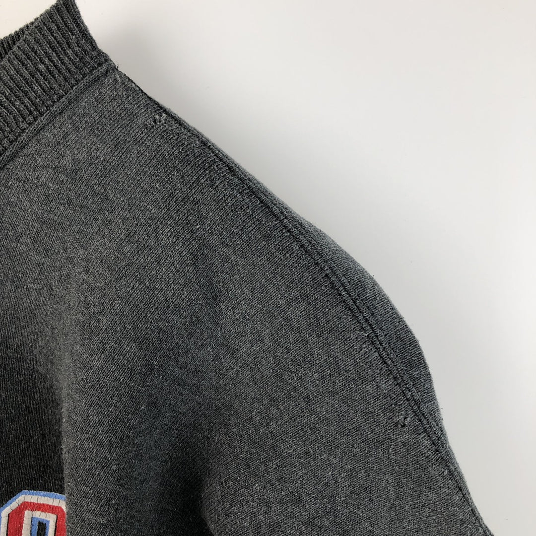 Vintage 90'S Lee Heavy Weight College Sweatshirt, Made in USA, Men's Size L unclear Charcoal Vintage Second Hand