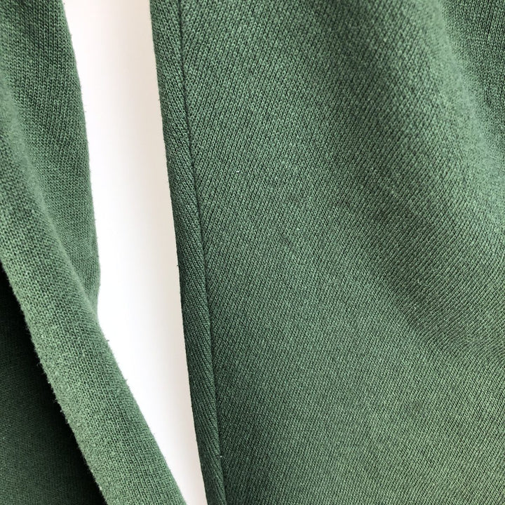 90'S Trau and Loevner Michigan State University College Character Sweatshirt, Made in USA, Men's Size XXXL cotton Green type dark green Vintage Second Hand