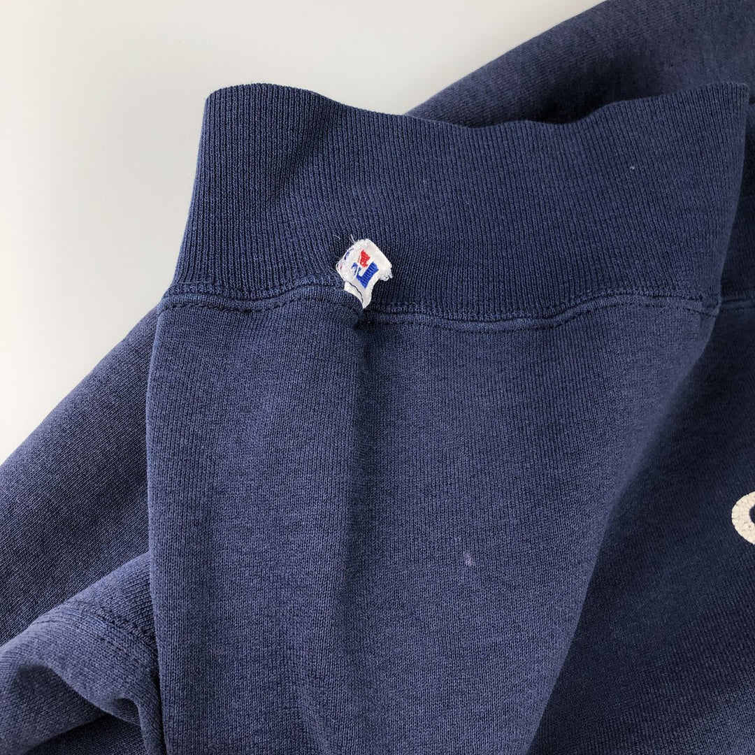 90'S Russell UCLA college sweatshirt, made in the USA, men's size M, vintage cotton navy blue type Vintage Second Hand