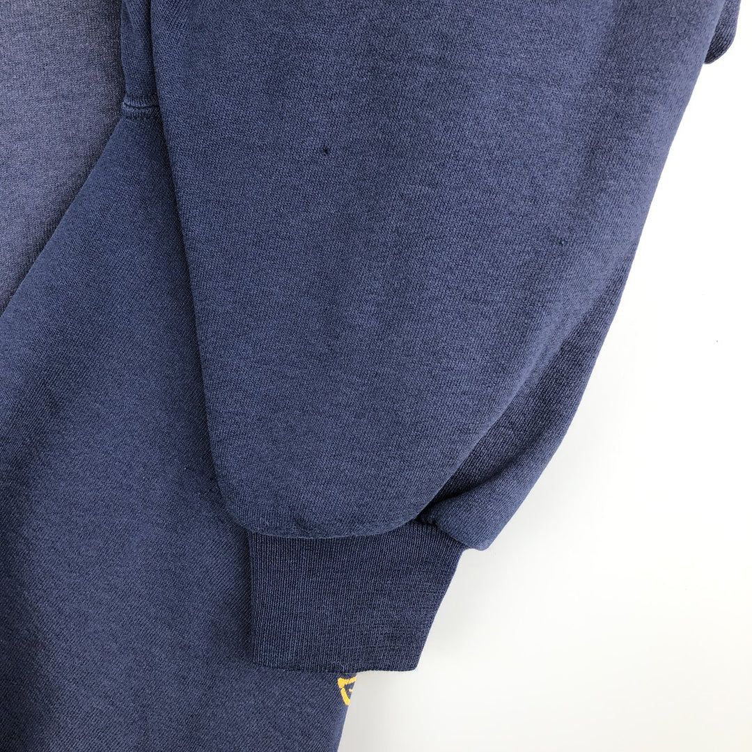 90'S Russell UCLA college sweatshirt, made in the USA, men's size M, vintage cotton navy blue type Vintage Second Hand