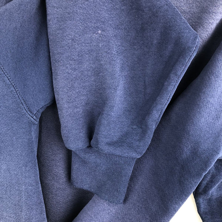 90'S Russell UCLA college sweatshirt, made in the USA, men's size M, vintage cotton navy blue type Vintage Second Hand