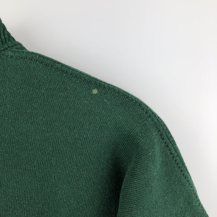 Vintage 90'S Jansport triple print college sweatshirt, made in the USA, men's size L polyester green type Vintage Second Hand