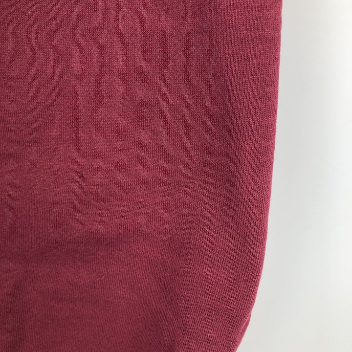 Vintage 90'S Jerzees Super Sweats college sweatshirt, made in the USA, size L, men's cotton wine-red Vintage Second Hand