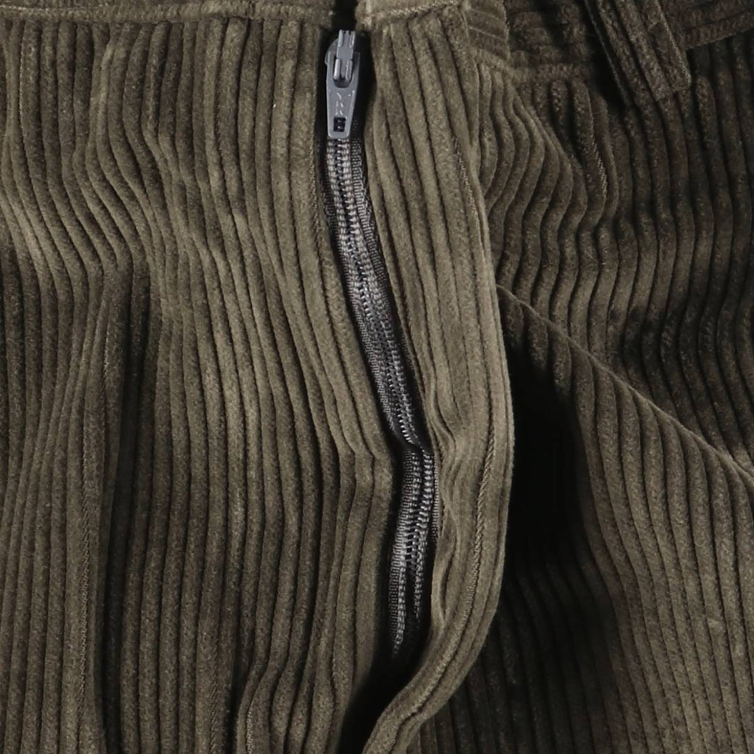 2000'S Orvis corduroy pants, made in the USA, men's size W33 cotton Green type dark green Vintage Second Hand