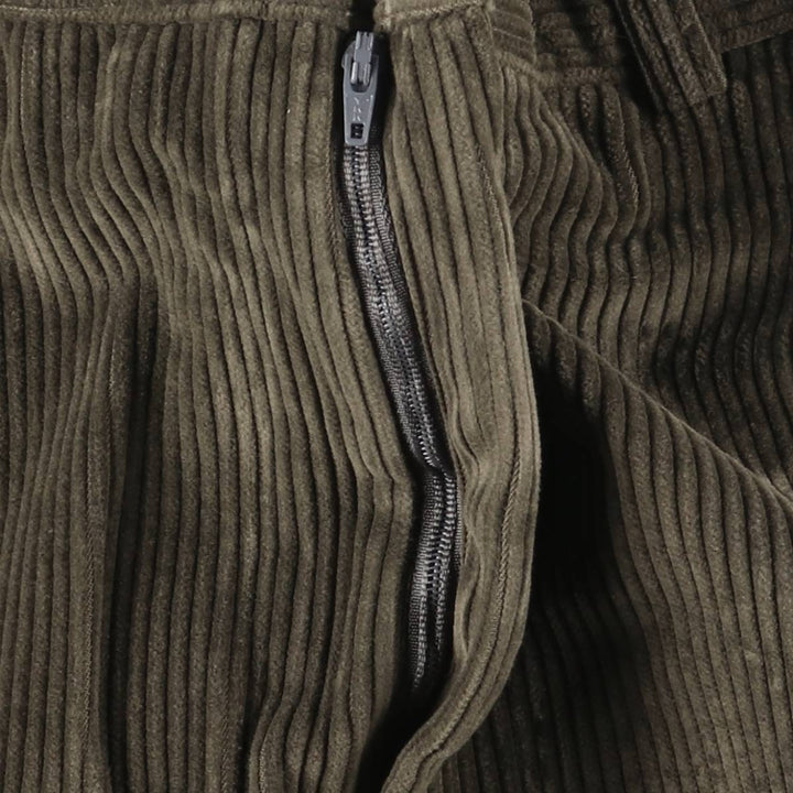 2000'S Orvis corduroy pants, made in the USA, men's size W33 cotton Green type dark green Vintage Second Hand