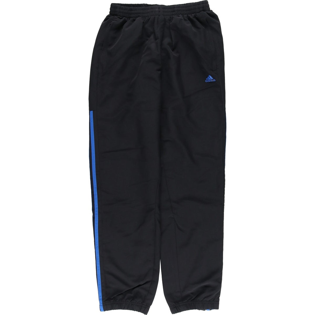 Adidas nylon pants, crinkle pants, men's size S unclear black type Vintage Second Hand