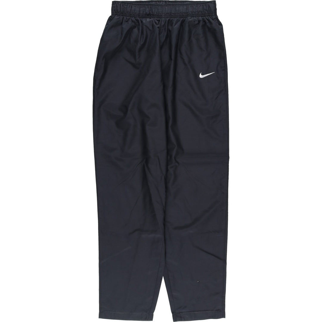 Nike warm-up pants, nylon pants, crinkle pants, men's size M polyester black type Vintage Second Hand