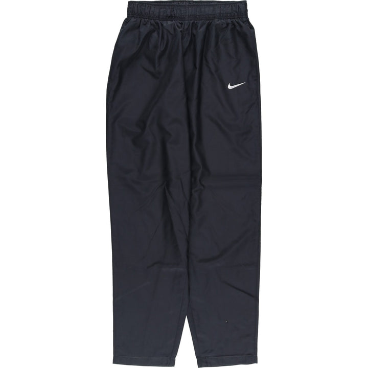 Nike warm-up pants, nylon pants, crinkle pants, men's size M polyester black type Vintage Second Hand