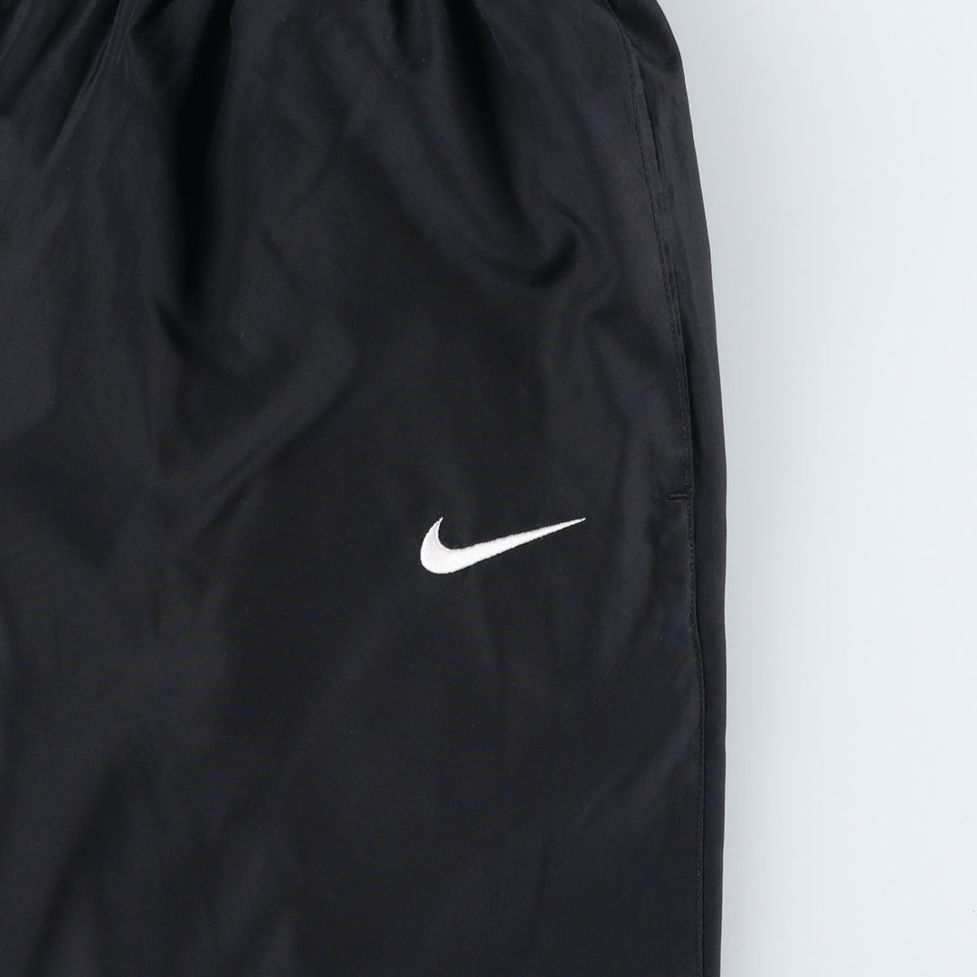 Nike warm-up pants, nylon pants, crinkle pants, men's size M polyester black type Vintage Second Hand