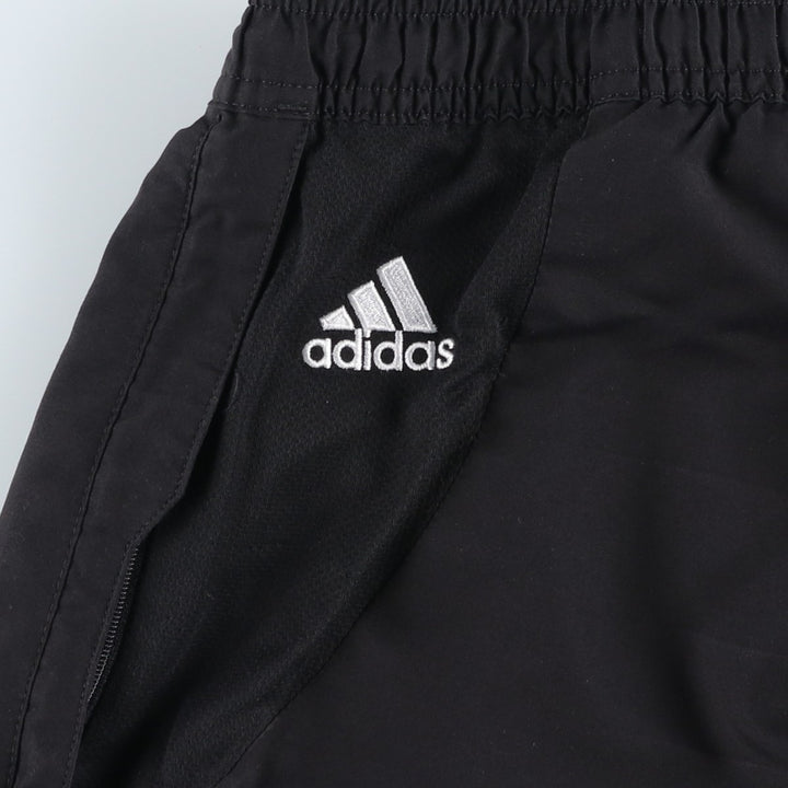 Adidas Bundesliga Bayern Munich Warm-Up Pants, Nylon, Crinkle-Shake Pants, Men's Size Medium polyester black type Vintage Second Hand