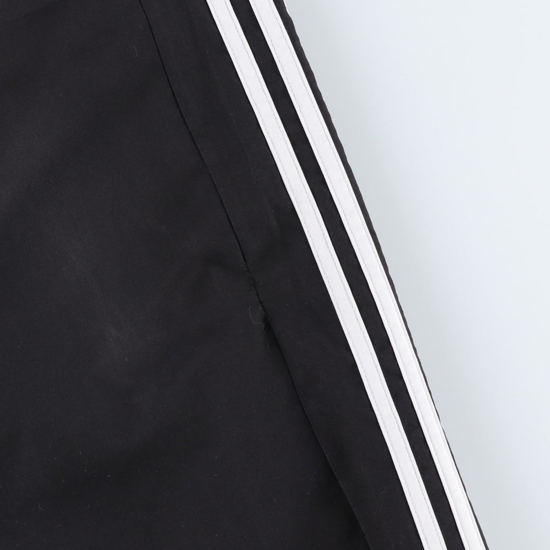 Adidas Bundesliga Bayern Munich Warm-Up Pants, Nylon, Crinkle-Shake Pants, Men's Size Medium polyester black type Vintage Second Hand