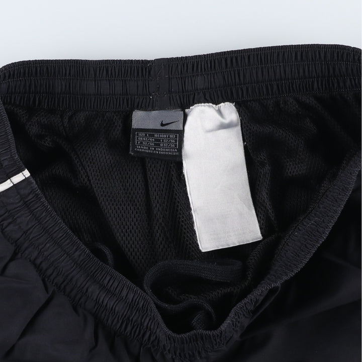 00'S Nike Nylon Pants, Shaka Shaka Pants, Men's L size unclear black type Vintage Second Hand