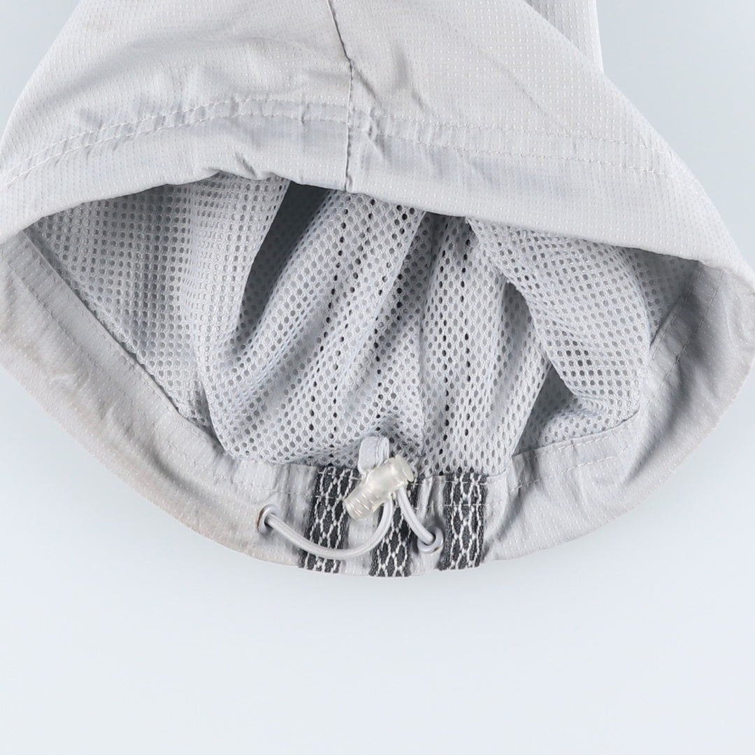 2000'S adidas CLIMA COOL warm-up pants, nylon pants with a crinkly feel, men's size S polyester gray type Vintage Second Hand