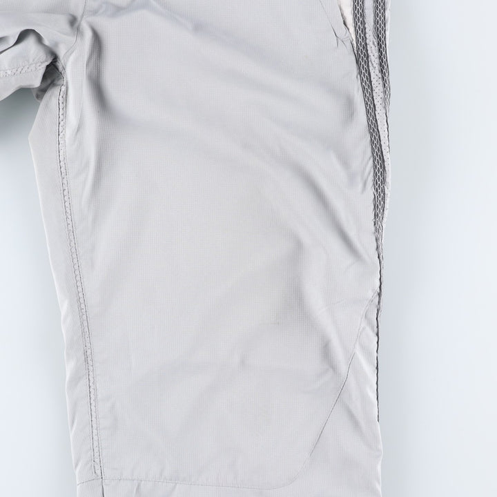 2000'S adidas CLIMA COOL warm-up pants, nylon pants with a crinkly feel, men's size S polyester gray type Vintage Second Hand