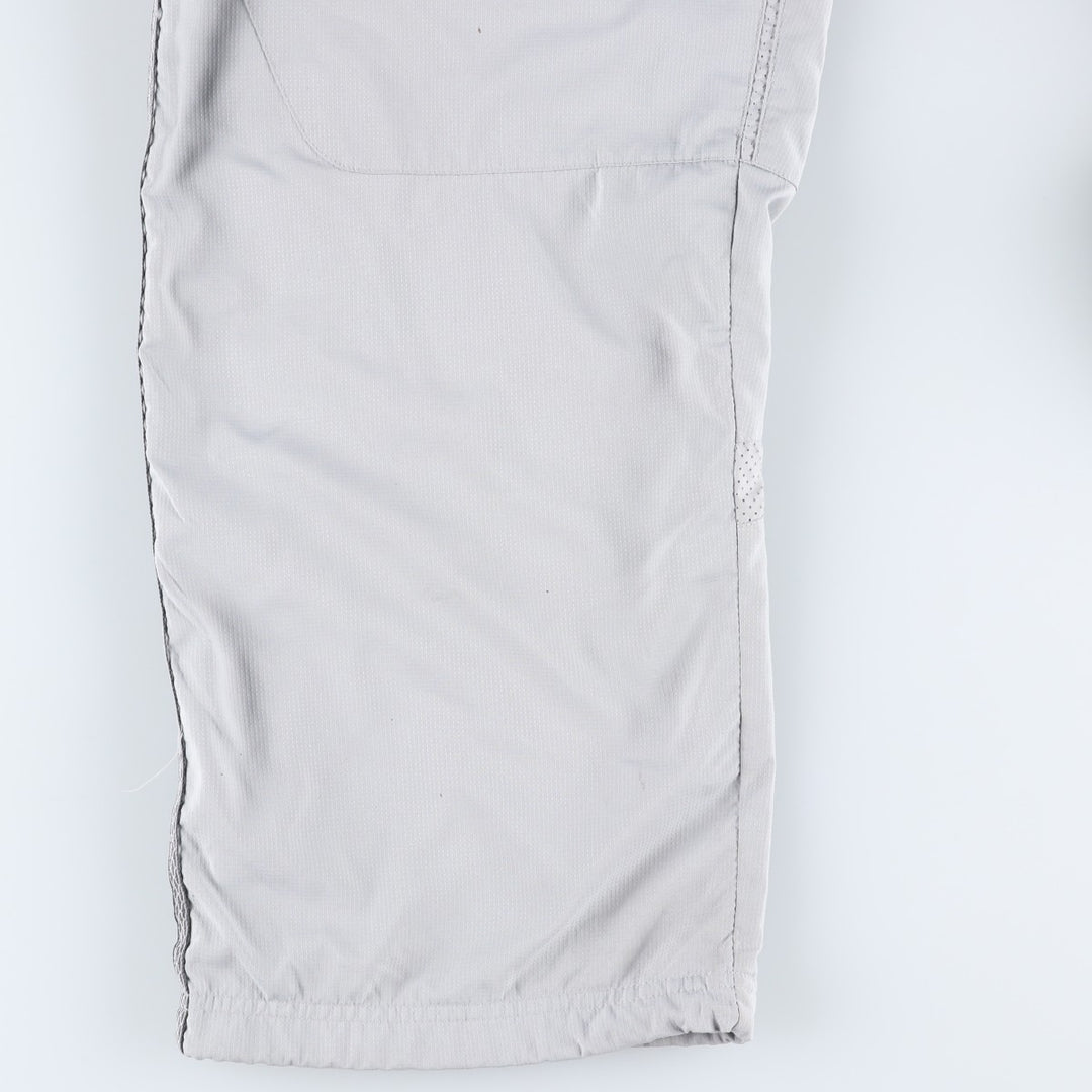 2000'S adidas CLIMA COOL warm-up pants, nylon pants with a crinkly feel, men's size S polyester gray type Vintage Second Hand