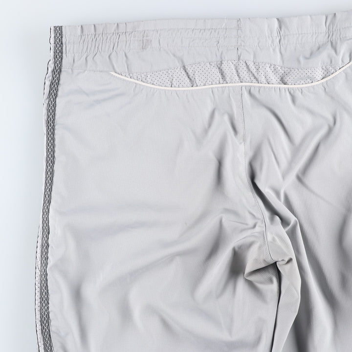 2000'S adidas CLIMA COOL warm-up pants, nylon pants with a crinkly feel, men's size S polyester gray type Vintage Second Hand