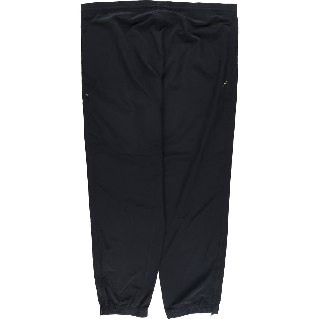 Vintage 90'S Adidas Trefoil Logo Warm-Up Pants, Nylon, Crinkle-Shake Pants, Men's Size L polyester black type Vintage Second Hand