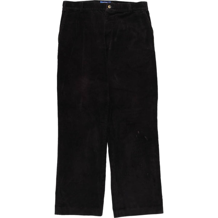 Pendleton PENDLETON Men's Corduroy Pants (Size W33) cotton black type Vintage Second Hand