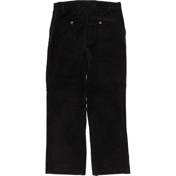 Pendleton PENDLETON Men's Corduroy Pants (Size W33) cotton black type Vintage Second Hand
