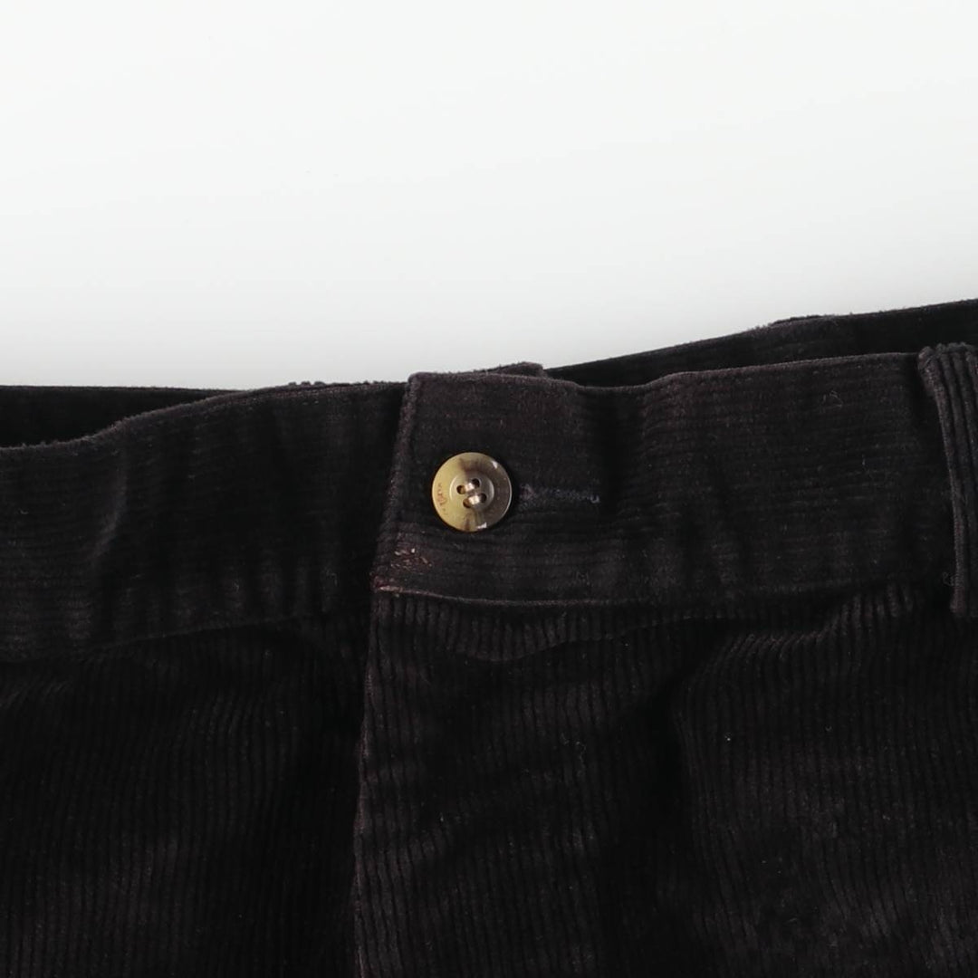 Pendleton PENDLETON Men's Corduroy Pants (Size W33) cotton black type Vintage Second Hand