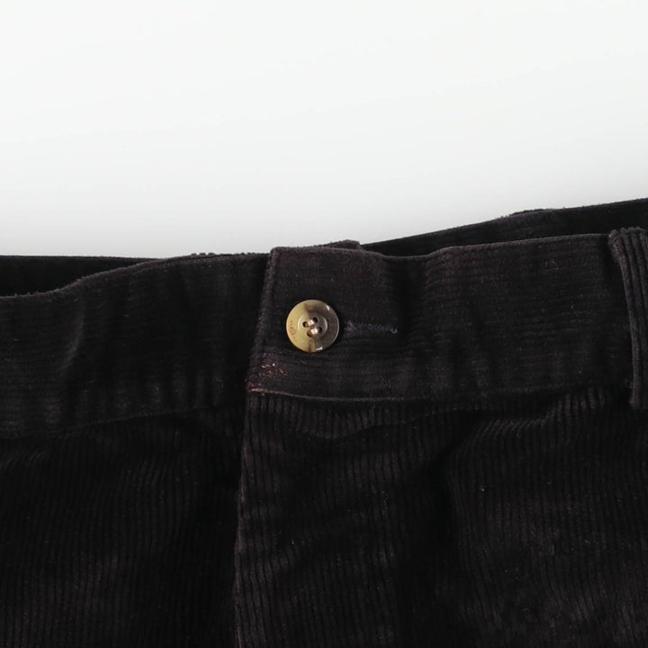 Pendleton PENDLETON Men's Corduroy Pants (Size W33) cotton black type Vintage Second Hand