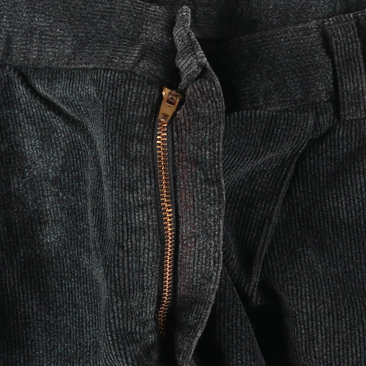 Dockers Two-pleat Corduroy Pants, Men's, Size W35 cotton Charcoal Vintage Second Hand