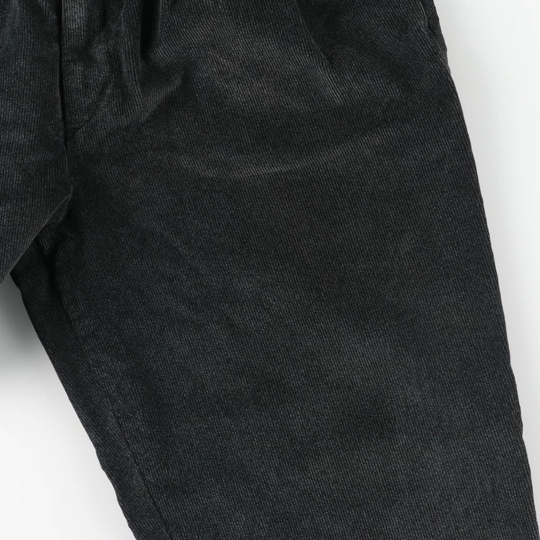 Dockers Two-pleat Corduroy Pants, Men's, Size W35 cotton Charcoal Vintage Second Hand