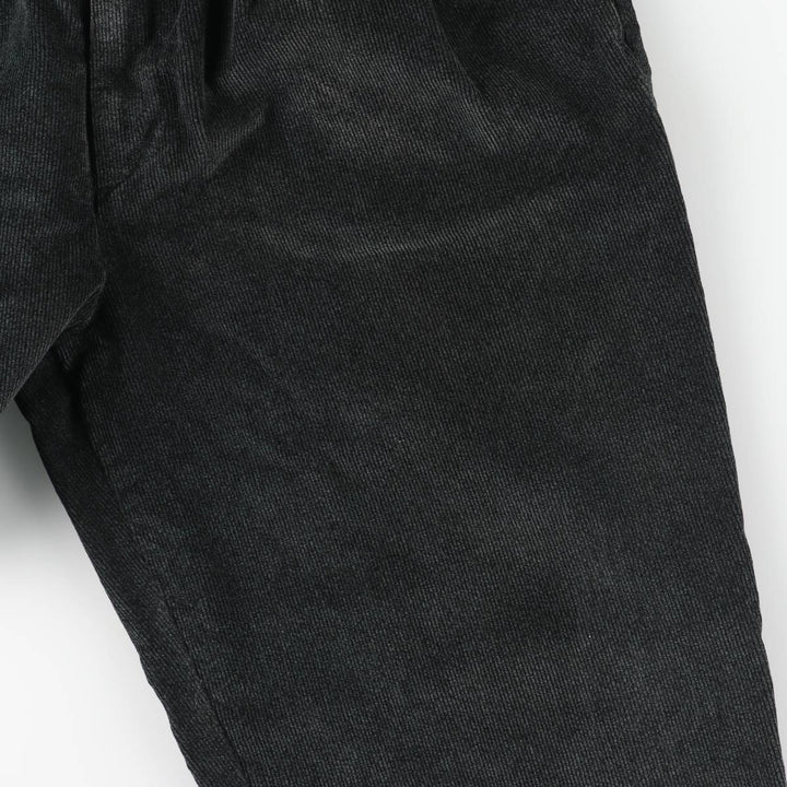 Dockers Two-pleat Corduroy Pants, Men's, Size W35 cotton Charcoal Vintage Second Hand