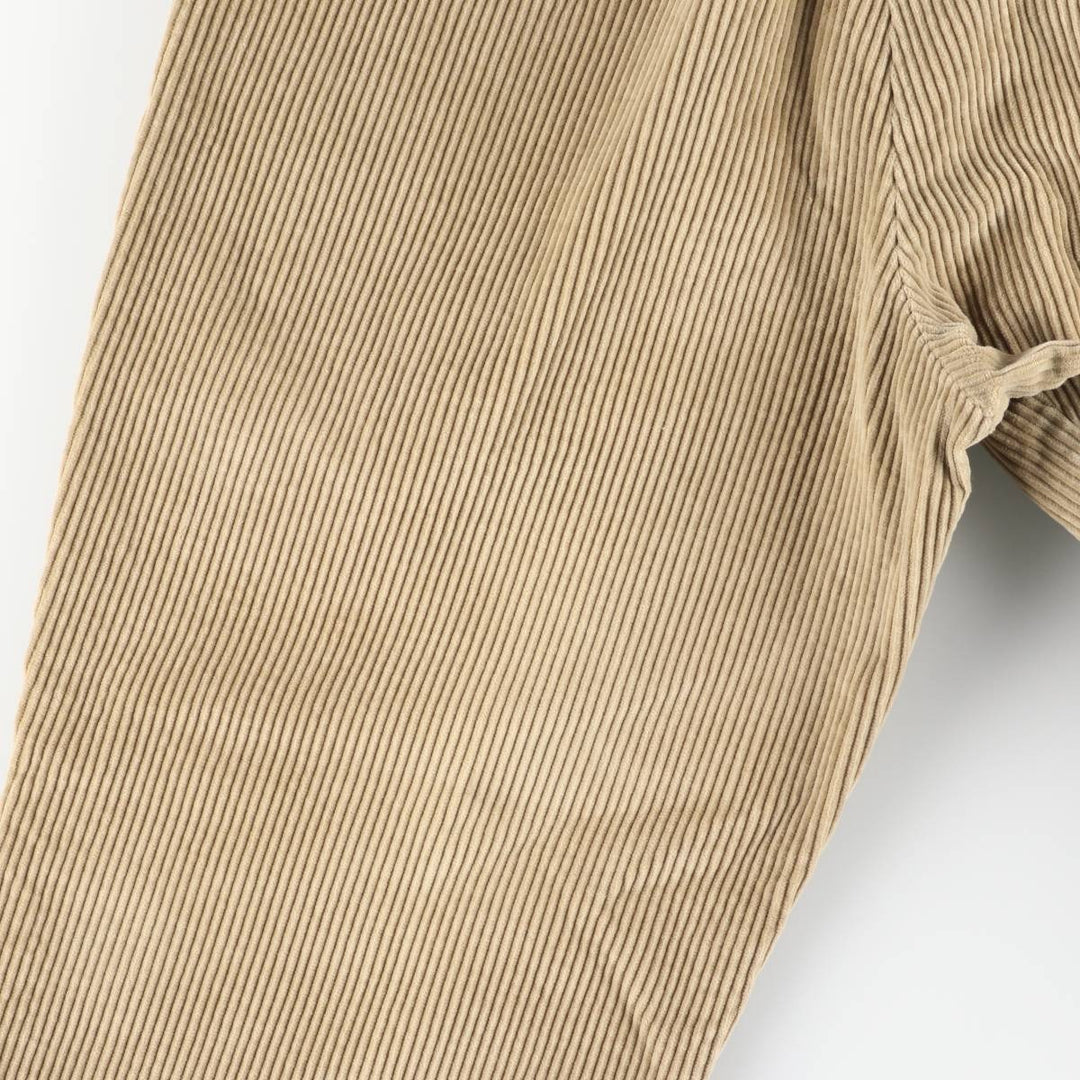 Dockers Khakis Wide-Ribbed Two-Pleated Corduroy Pants, Men's, Size W36 cotton Beige type Vintage Second Hand