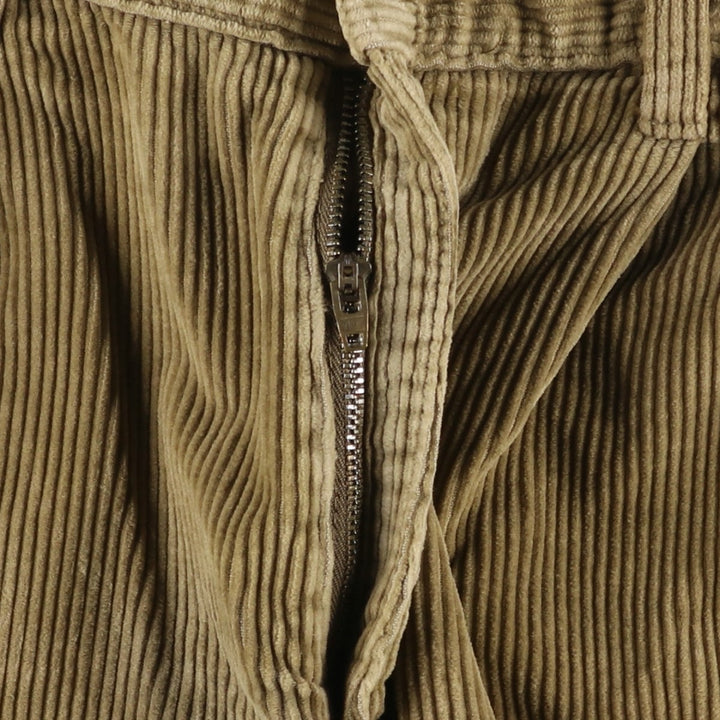 2000'S Eddie Bauer Relaxed Fit Two-Pleated Corduroy Pants, Men's Size W32 cotton brown type Vintage Second Hand