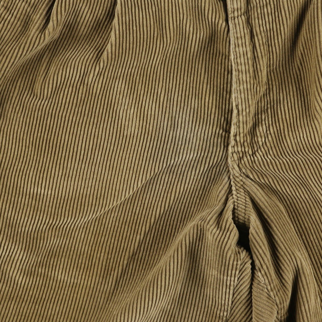 2000'S Eddie Bauer Relaxed Fit Two-Pleated Corduroy Pants, Men's Size W32 cotton brown type Vintage Second Hand