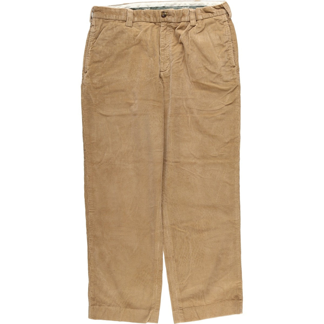 90s-00'S Vintage LLBean Classic Fit Corduroy Pants, Men's, Size W37 cotton brown type Vintage Second Hand
