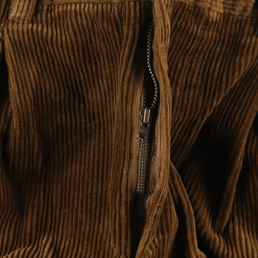 00'S Banana Republic SMITHFIELD Two-pleat Corduroy Pants for Men, W32 equivalent cotton brown type Vintage Second Hand