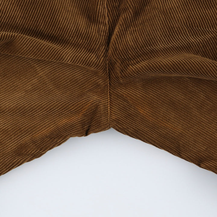 00'S Banana Republic SMITHFIELD Two-pleat Corduroy Pants for Men, W32 equivalent cotton brown type Vintage Second Hand