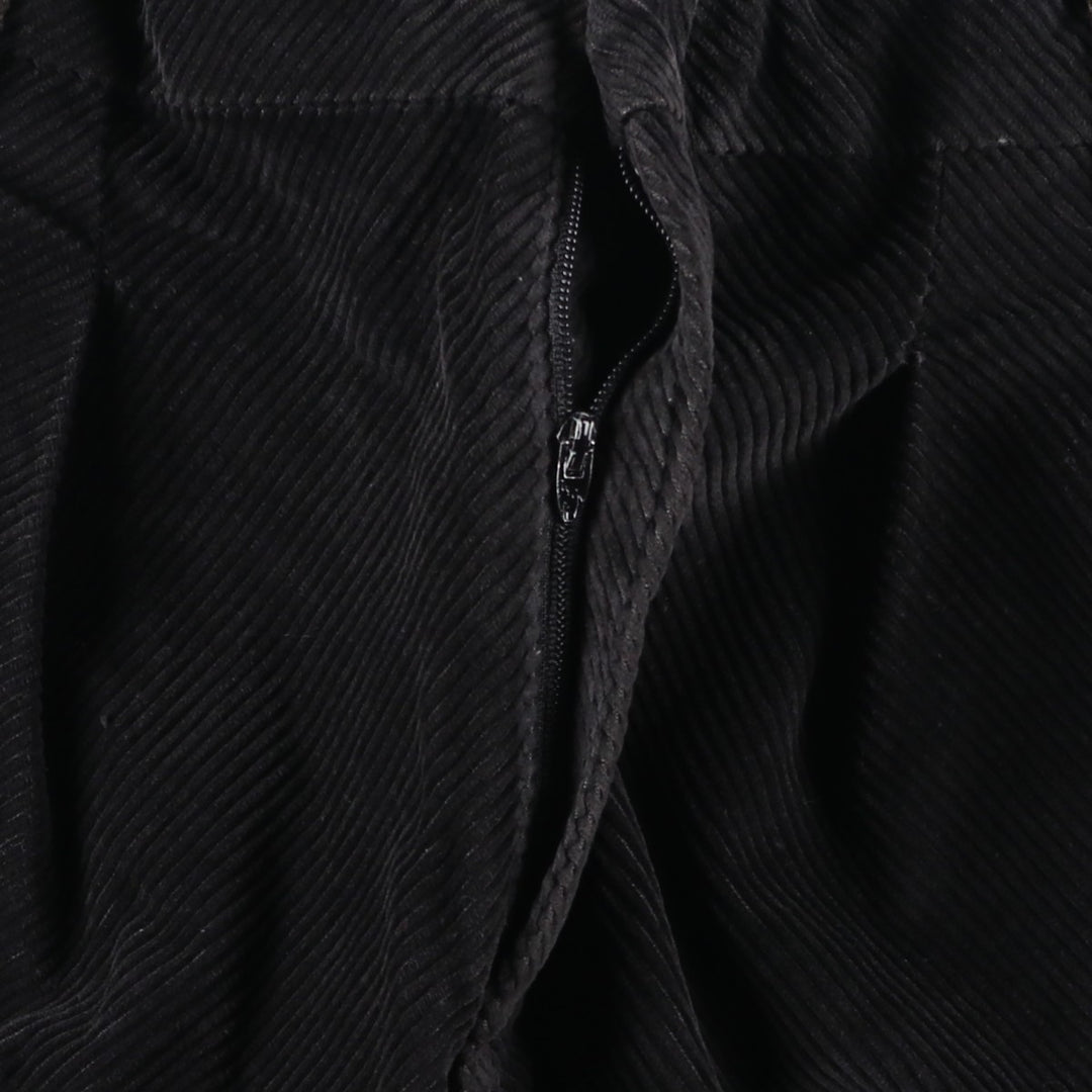 Vintage 80s-90'S Lawrence two-pleat corduroy pants, made in the USA, men's size 34. unclear black type Vintage Second Hand