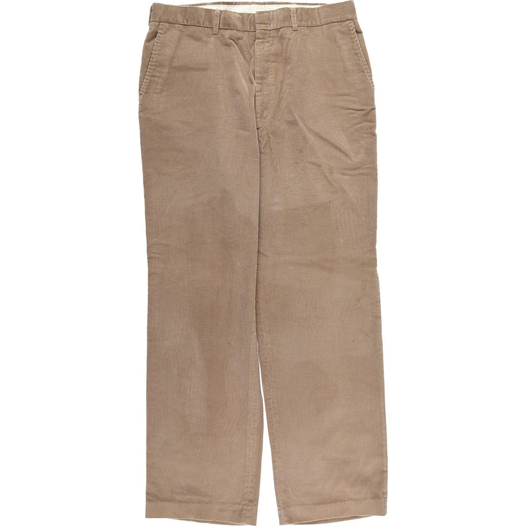 90'S Haggar corduroy pants, made in the USA, men's, size W35, vintage cotton brown type Vintage Second Hand