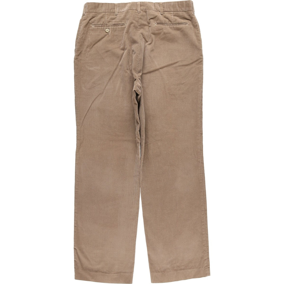 90'S Haggar corduroy pants, made in the USA, men's, size W35, vintage cotton brown type Vintage Second Hand