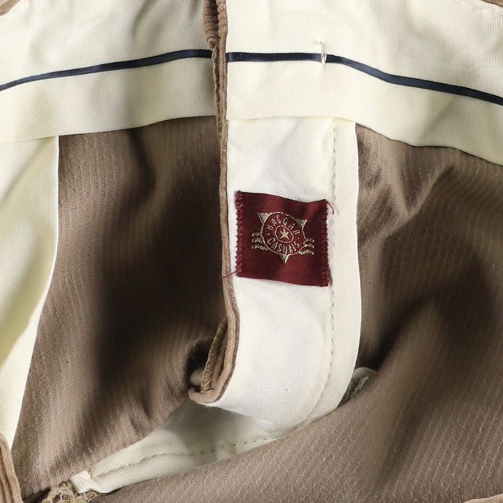 90'S Haggar corduroy pants, made in the USA, men's, size W35, vintage cotton brown type Vintage Second Hand