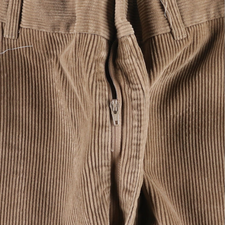 90'S Haggar corduroy pants, made in the USA, men's, size W35, vintage cotton brown type Vintage Second Hand