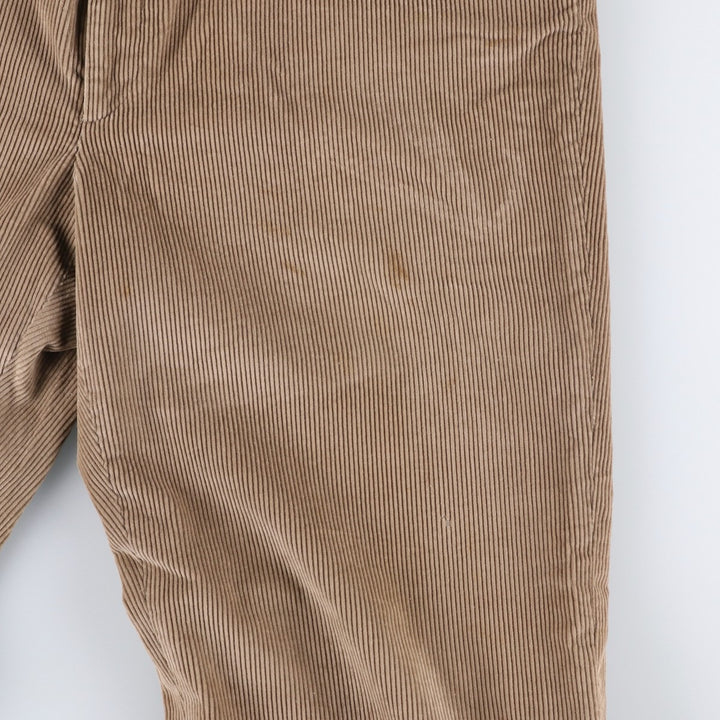 90'S Haggar corduroy pants, made in the USA, men's, size W35, vintage cotton brown type Vintage Second Hand