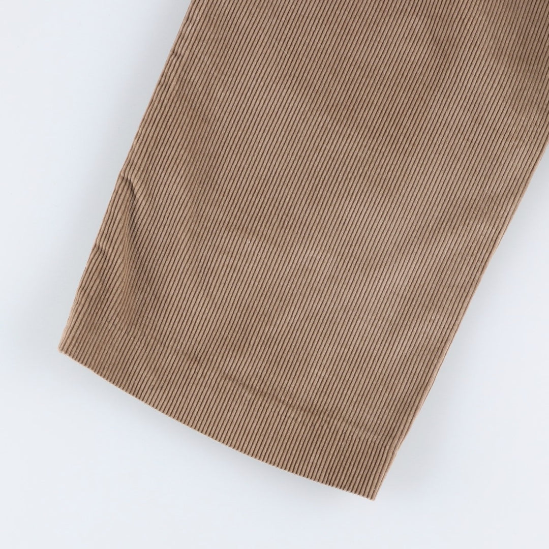 90'S Haggar corduroy pants, made in the USA, men's, size W35, vintage cotton brown type Vintage Second Hand