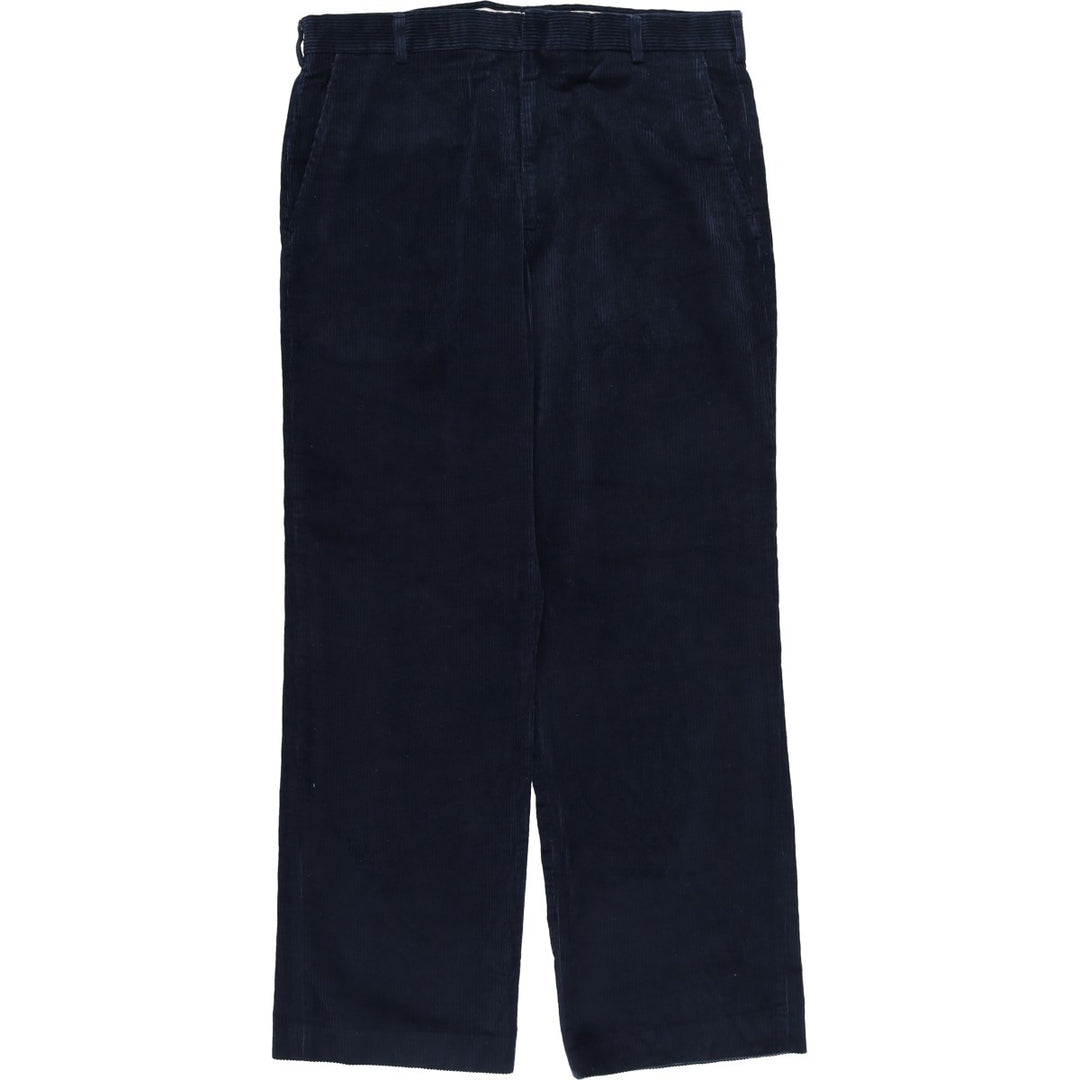 Corduroy pants for men, size W34 cotton navy blue type Vintage Second Hand